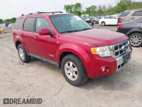 2008 Ford Escape Limited with VIN 1FMCU94188KC70601, listed as a IAAI auction lot 42345432 with 166,329 mi miles and . Bid and sale history available at DreamBid. Image 1.