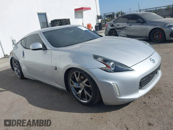 2018 Nissan 370Z Sport with VIN JN1AZ4EH5JM572503, listed as a IAAI auction lot 41925305 with 55,730 mi miles and . Bid and sale history available at DreamBid. Image 1.