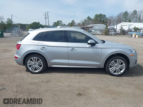 2018 Audi Q5 Premium Plus with VIN WA1BNAFYXJ2235843, listed as a IAAI auction lot 41790130 with 129,282 mi miles. Bid and sale history available at carsss.com. Image 13.