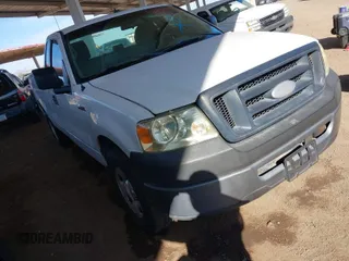 2008 Ford F-150 XL with VIN 1FTVF12518KE42823, listed as a IAAI auction lot 41907023 with 1 mi miles. Bid and sale history available at carsss.com. Image 1.