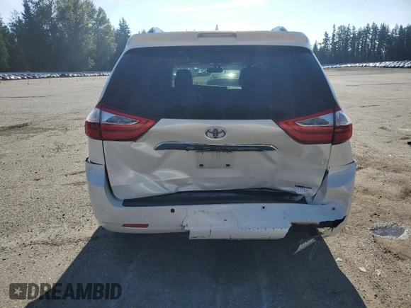 2017 Toyota Sienna XLE with VIN 5TDDZ3DC0HS164600, listed as a Copart auction lot 64262685 with 82,353 mi miles and Salvage title. Bid and sale history available at DreamBid. Image 6.