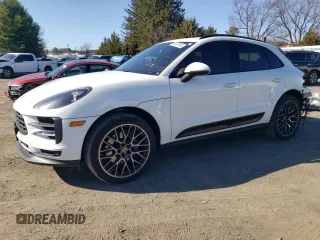 2021 Porsche Macan S with VIN WP1AB2A58MLB33046, listed as a Copart auction lot 49797745 with 47,165 mi miles and Salvage title. Bid and sale history available at DreamBid. Image 1.