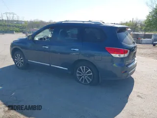 2014 Nissan Pathfinder SV with VIN 5N1AR2MM6EC684928, listed as a IAAI auction lot 42065915 with 46,029 mi miles. Bid and sale history available at carsss.com. Image 3.