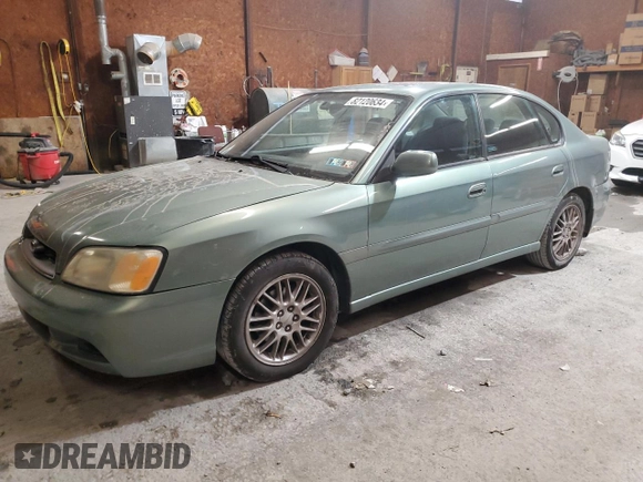 2004 Subaru Legacy Sedan (Natl) L with VIN 4S3BE625247201787, listed as a Copart auction lot 82120634 with 113,935 mi miles and Salvage Title. Bid and sale history available at carsss.com. Image 1.