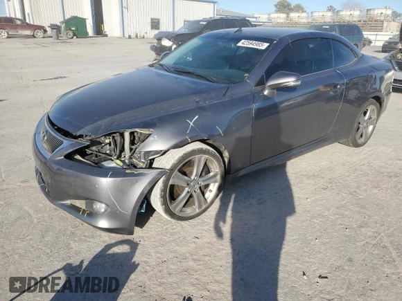 2012 Lexus IS 350 C с VIN JTHFE2C22C2507140, выставлен на аукционе Copart как лот 42594985 с пробегом 145 854 миль миль и Списание • Salvage title. История ставок и продаж доступна на DreamBid. Изображение 1.
