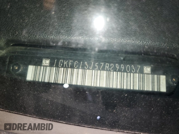 2007 GMC Yukon SLT z VIN 1GKFC13J57R299037, wystawiony jako Copart lot #78665844 z przebiegiem 245 733 mil mil oraz Szkoda całkowita • Salvage title. Historia ofert i sprzedaży dostępna na DreamBid. Obrazek 12.