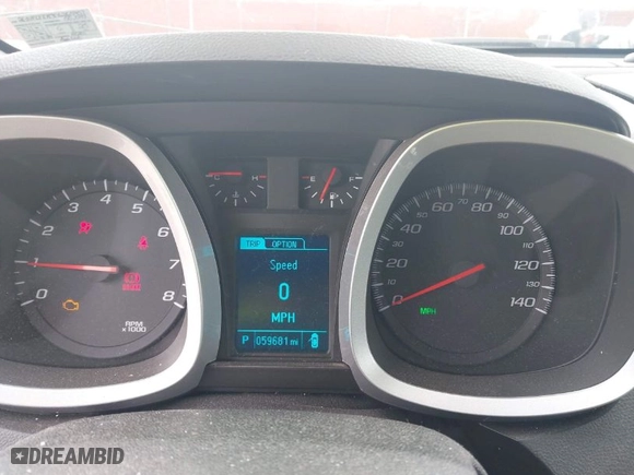 2016 Chevrolet Equinox LT with VIN 2GNFLFEK9G6265457, listed as a IAAI auction lot 41933602 with 59,681 mi miles. Bid and sale history available at carsss.com. Image 7.