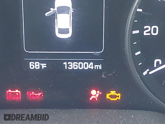 2018 Hyundai Elantra SEL with VIN 5NPD84LF4JH253716, listed as a IAAI auction lot 41906840 with 136,004 mi miles and . Bid and sale history available at DreamBid. Image 15.