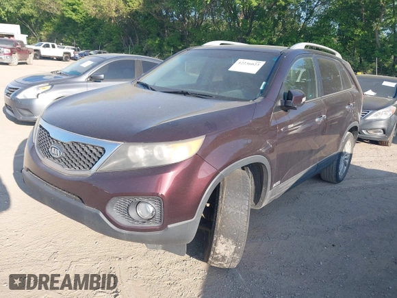 2011 Kia Sorento EX with VIN 5XYKUDA26BG059278, listed as a IAAI auction lot 42236023 with 197,740 mi miles and . Bid and sale history available at DreamBid. Image 2.