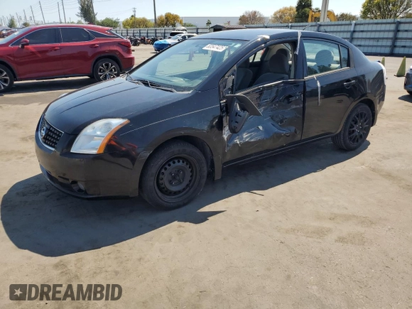 2008 Nissan Sentra S with VIN 3N1AB61E08L754755, listed as a Copart auction lot 53547425 with 137,686 mi miles and Salvage Title. Bid and sale history available at DreamBid. Image 1.