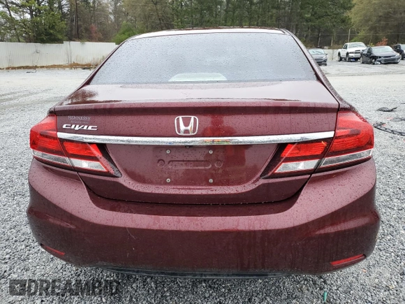 2014 Honda Civic Sedan LX with VIN 19XFB2F59EE034939, listed as a Copart auction lot 47773695 with 162,952 mi miles and Salvage Title. Bid and sale history available at carsss.com. Image 6.