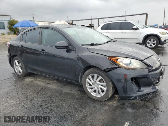 2012 Mazda 3 i Touring with VIN JM1BL1V82C1642786, listed as a Copart auction lot 49008125 with 110,688 mi miles and Salvage Title. Bid and sale history available at DreamBid. Image 4.