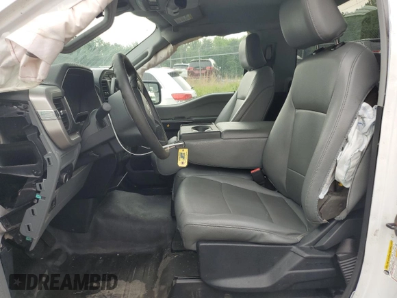 2022 Ford F-150 XL with VIN 1FTMF1CB5NKD89975, listed as a Copart auction lot 57443525 with 65,183 mi miles and Clean title. Bid and sale history available at DreamBid. Image 7.