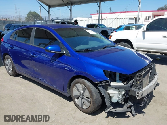 2019 Hyundai Ioniq Blue with VIN KMHC65LC7KU180387, listed as a IAAI auction lot 42510425 with 182,938 mi miles and . Bid and sale history available at DreamBid. Image 1.