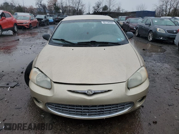 2001 Chrysler Sebring with VIN 1C3EL46U21N529263, listed as a Copart auction lot 82156584 with 57,895 mi miles and Clean Title. Bid and sale history available at DreamBid. Image 5.