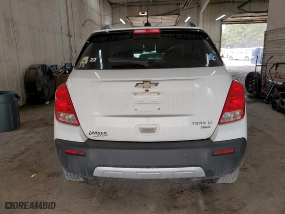 2015 Chevrolet Trax LT with VIN 3GNCJRSB5FL243352, listed as a Copart auction lot 49442475 with 90,783 mi miles and Salvage Title. Bid and sale history available at carsss.com. Image 6.