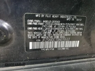 2013 Subaru Forester X Premium with VIN JF2SHADC7DH435537, listed as a Copart auction lot 72813634 with 130,685 mi miles and Salvage title. Bid and sale history available at DreamBid. Image 14.