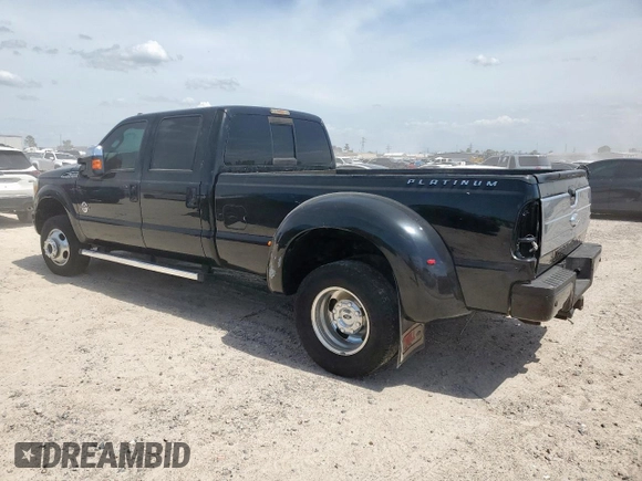 2015 Ford F-350 Lariat with VIN 1FT8W3DT1FEC78179, listed as a Copart auction lot 66496905 with 221,280 mi miles and Salvage title. Bid and sale history available at DreamBid. Image 2.