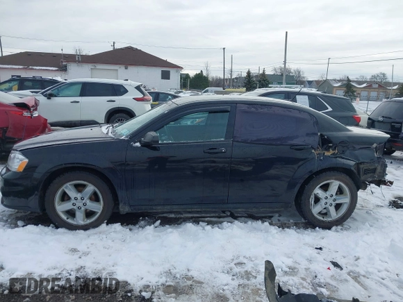 2013 Dodge Avenger SE with VIN 1C3CDZAB3DN564342, listed as a IAAI auction lot 41192817 with 159,216 mi miles and . Bid and sale history available at DreamBid. Image 15.