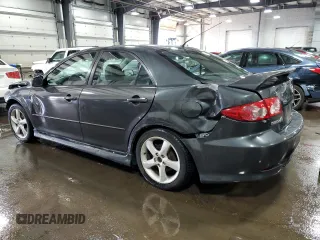 2005 Mazda 6 Sport S with VIN 1YVHP80D955M66983, listed as a Copart auction lot 46175065 with 182,039 mi miles and Salvage Title. Bid and sale history available at DreamBid. Image 2.