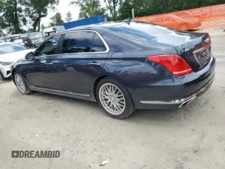 2017 Genesis G90 Premium z VIN KMHG34JA7HU027345, wystawiony jako Copart lot #56495385 z przebiegiem 46 445 mil mil oraz Szkoda całkowita • Salvage title. Historia ofert i sprzedaży dostępna na DreamBid. Obrazek 2.