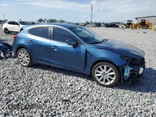 2017 Mazda 3 Touring z VIN JM1BN1L7XH1102372, wystawiony jako Copart lot #61180195 z przebiegiem 57 606 mil mil oraz Szkoda całkowita • Salvage title. Historia ofert i sprzedaży dostępna na DreamBid. Obrazek 4.