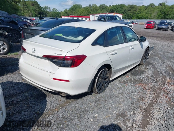 2023 Honda Civic Sport with VIN 2HGFE2F54PH512362, listed as a IAAI auction lot 41401479 with 12,672 mi miles and . Bid and sale history available at DreamBid. Image 4.