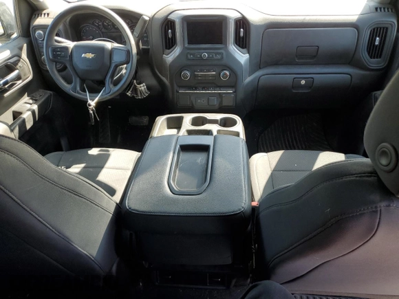 2021 Chevrolet Silverado 1500 Custom with VIN 1GCPYBEK1MZ218107, listed as a Copart auction lot 51285875 with 92,619 mi miles and Salvage Title. Bid and sale history available at DreamBid. Image 8.
