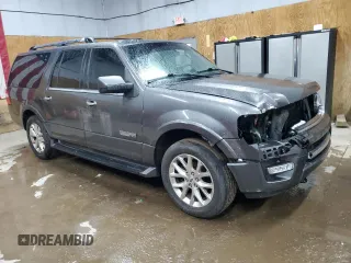 2015 Ford Expedition Max Limited with VIN 1FMJK2AT4FEF03167, listed as a Copart auction lot 52597275 with 232,991 mi miles and Clean title. Bid and sale history available at DreamBid. Image 4.