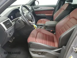 2021 Volkswagen Atlas SEL Premium R-Line with VIN 1V2FE2CA2MC238981, listed as a Copart auction lot 62637875 with 43,064 mi miles and Salvage title. Bid and sale history available at DreamBid. Image 7.