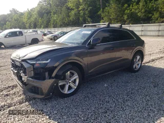 2019 Audi Q8 Premium with VIN WA1AVAF11KD010103, listed as a Copart auction lot 61801585 with 26,625 mi miles and Salvage title. Bid and sale history available at DreamBid. Image 1.