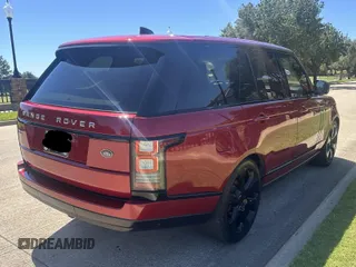 2017 Land Rover Range Rover with VIN SALGS2FE2HA320734, listed as a IAAI auction lot 42628479 with 49,727 mi miles and . Bid and sale history available at DreamBid. Image 4.