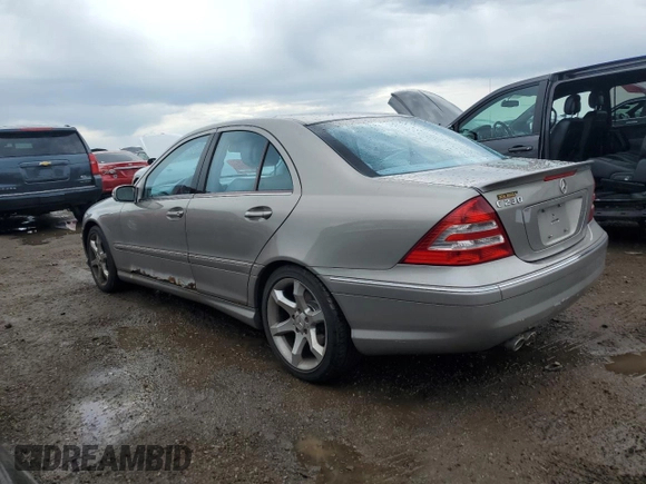 2007 Mercedes-Benz C 230 Sport with VIN WDBRF52H77E024054, listed as a Copart auction lot 54366155 with 99,409 mi miles and Clean Title. Bid and sale history available at DreamBid. Image 2.