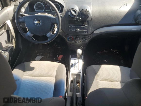 2009 Chevrolet Aveo 1LT z VIN KL1TD66E79B615600, wystawiony jako Copart lot #57905895 z przebiegiem 116 465 mil mil oraz Szkoda całkowita • Salvage title. Historia ofert i sprzedaży dostępna na DreamBid. Obrazek 8.
