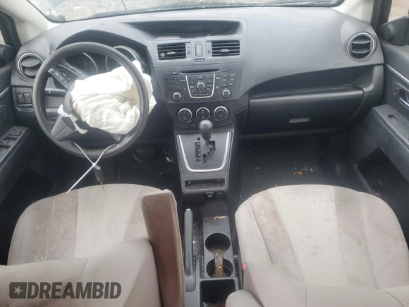 2015 Mazda 5 Sport with VIN JM1CW2BL2F0182775, listed as a Copart auction lot 56796415 with 95,662 mi miles and Salvage title. Bid and sale history available at DreamBid. Image 8.