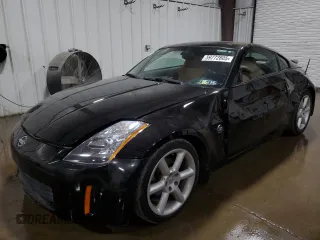 2003 Nissan 350Z Performance z VIN JN1AZ34D33T108563, wystawiony jako Copart lot #59772805 z przebiegiem 91 538 mil mil oraz Szkoda całkowita • Salvage title. Historia ofert i sprzedaży dostępna na DreamBid. Obrazek 1.