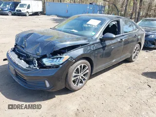 2024 Volkswagen Jetta Sport with VIN 3VWBM7BU6RM011808, listed as a IAAI auction lot 42082762 with 4,656 mi miles and . Bid and sale history available at DreamBid. Image 2.