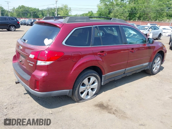 2011 Subaru Outback Limited with VIN 4S4BRBJCXB3372722, listed as a IAAI auction lot 42399740 with 122,185 mi miles and . Bid and sale history available at DreamBid. Image 4.