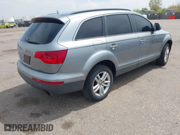 2009 Audi Q7 with VIN WA1AY74L79D001320, listed as a IAAI auction lot 42114464 with 134,158 mi miles. Bid and sale history available at carsss.com. Image 4.