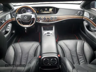 2015 Mercedes-Benz S 550 with VIN WDDUG8CB2FA130184, listed as a Copart auction lot 44603455 with 107,520 mi miles and Salvage Title. Bid and sale history available at carsss.com. Image 8.