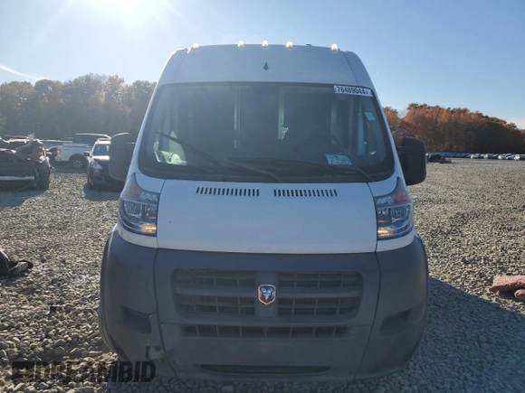 2015 Ram ProMaster Cargo with VIN 3C6TRVDG9FE520986, listed as a Copart auction lot 76489044 with 181,172 mi miles and Salvage Title. Bid and sale history available at carsss.com. Image 5.