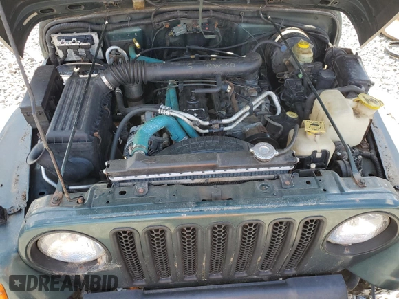 2001 Jeep Wrangler Sahara with VIN 1J4FA59S61P373670, listed as a Copart auction lot 74060614 with 176,111 mi miles and Clean Title. Bid and sale history available at carsss.com. Image 12.