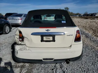 2010 MINI Convertible with VIN WMWMR3C55ATU97172, listed as a Copart auction lot 42726215 with 99,164 mi miles and Salvage Title. Bid and sale history available at DreamBid. Image 6.