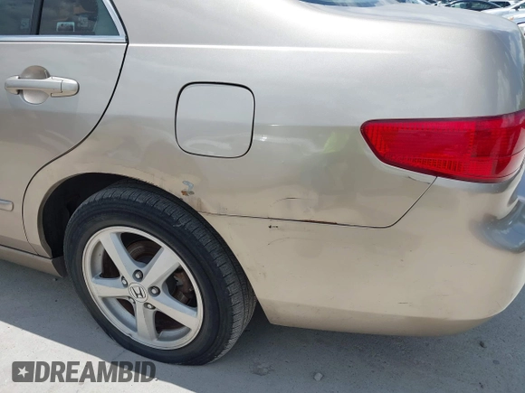 2005 Honda Accord EX with VIN 1HGCM56725A007330, listed as a IAAI auction lot 42240294 with 198,288 mi miles and . Bid and sale history available at DreamBid. Image 6.