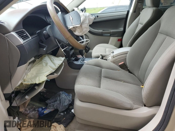 2007 Chrysler Pacifica Touring with VIN 2A8GM68X47R334872, listed as a Copart auction lot 58584315 with 98,967 mi miles and Salvage title. Bid and sale history available at DreamBid. Image 7.