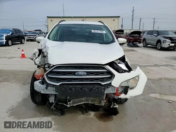 2019 Ford EcoSport SE with VIN MAJ3S2GE4KC267251, listed as a Copart auction lot 48127705 with 39,245 mi miles and Salvage Title. Bid and sale history available at DreamBid. Image 14.
