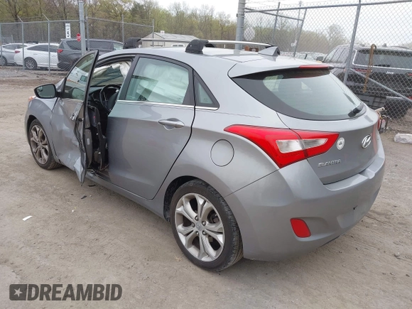 2014 Hyundai Elantra GT with VIN KMHD35LH6EU165019, listed as a IAAI auction lot 42016057 with 121,794 mi miles. Bid and sale history available at carsss.com. Image 3.