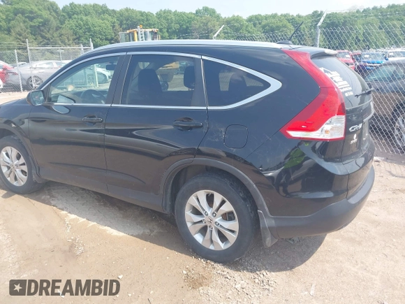 2013 Honda CR-V EX-L z VIN 5J6RM4H78DL000671, wystawiony jako IAAI lot #42395787 z przebiegiem 157 312 mil mil oraz . Historia ofert i sprzedaży dostępna na DreamBid. Obrazek 3.