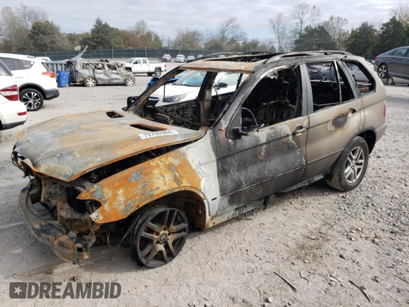 2006 BMW X5 3.0i with VIN 5UXFA13516LY32201, listed as a Copart auction lot 79760984 with 0 mi miles and Salvage Title. Bid and sale history available at carsss.com. Image 1.
