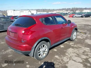 2012 Nissan Juke SL with VIN JN8AF5MV2CT114465, listed as a IAAI auction lot 41617927 with 87,084 mi miles. Bid and sale history available at carsss.com. Image 4.